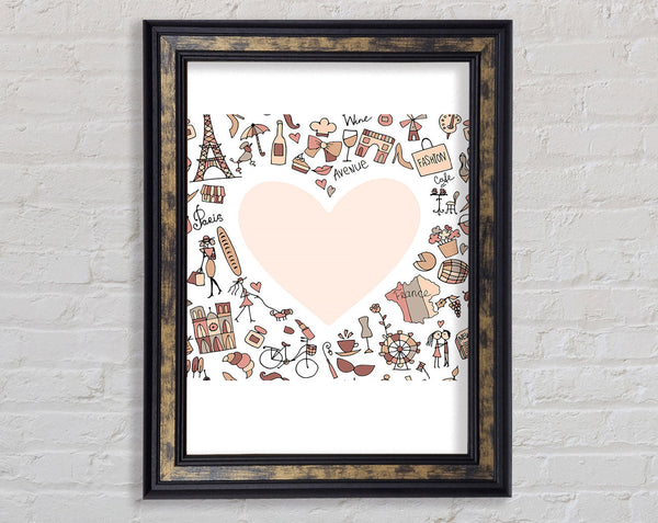 Things To Do In The City 3 Framed Print