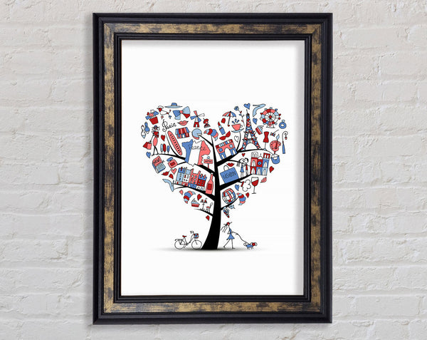 Things To Do In The City 6 Framed Print