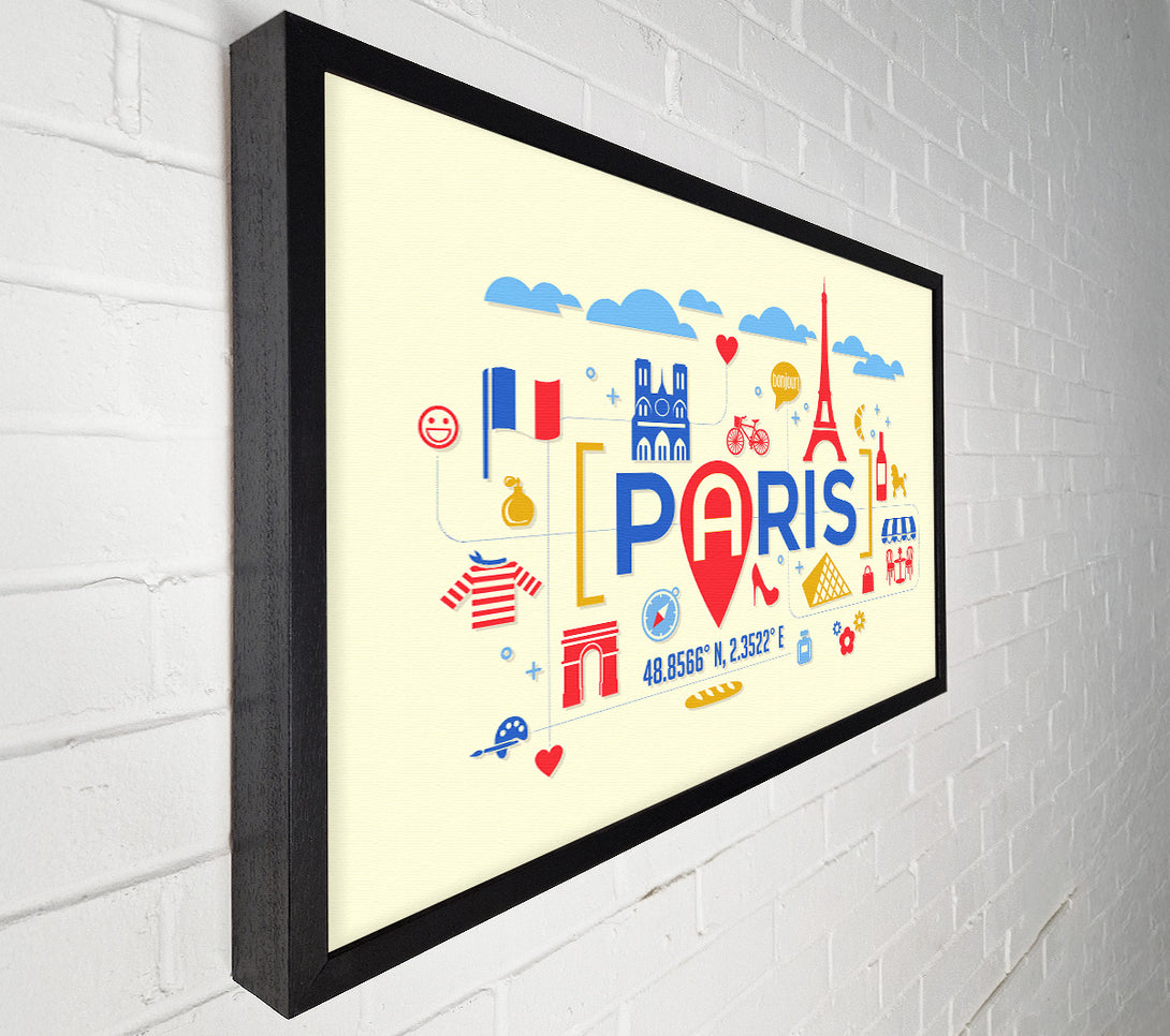  A Canvas Print of Things To Do In The City 5 Canvas Print