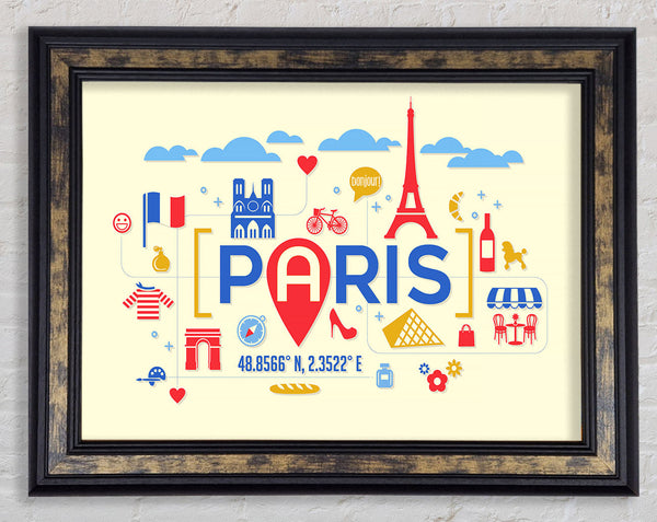 Things To Do In The City 5 Framed Print