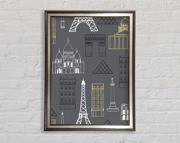 Eiffel Tower France 16 Framed Print