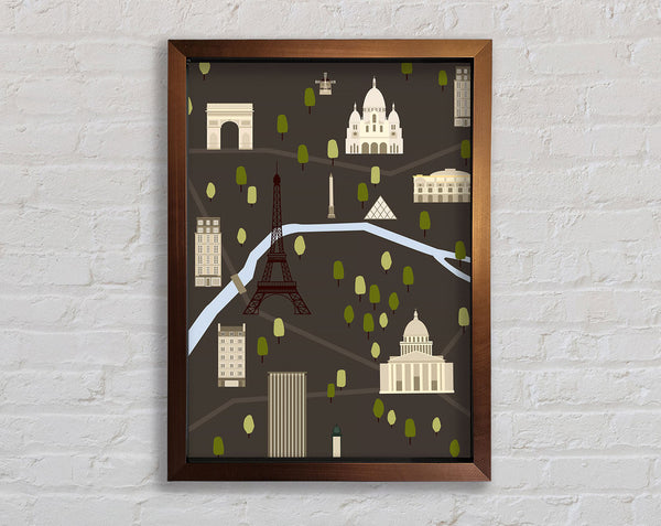 Eiffel Tower France 15 Framed Print