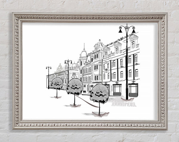 City Streets 7 Framed Print