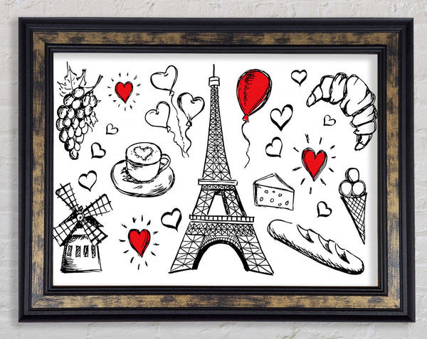 Things To Do In The City 7 Framed Print