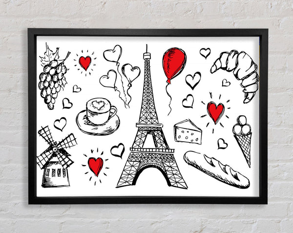 Things To Do In The City 7 Framed Print
