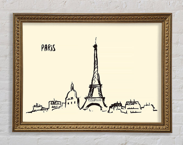 Eiffel Tower France 5 Framed Print