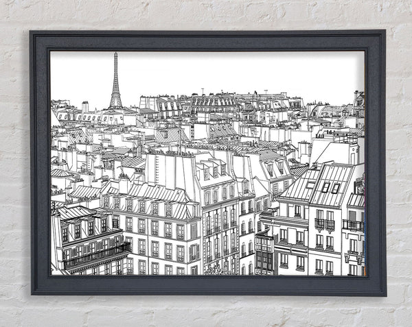 Eiffel Tower France 14 Framed Print