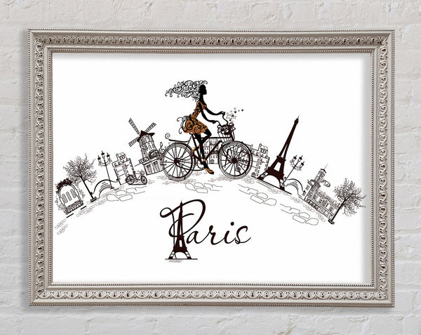 Eiffel Tower Chic 10 Framed Print