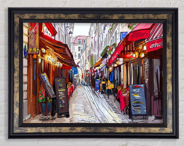Things To Do In The City 9 Framed Print