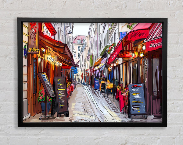 Things To Do In The City 9 Framed Print