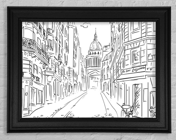 City Streets 9 Framed Print