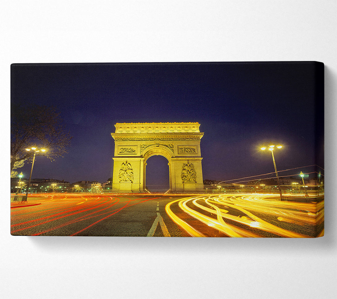  A Canvas Print of Arc De Triomphe 4 Canvas Print