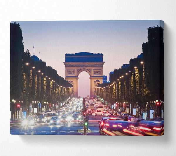  A Canvas Print of Arc De Triomphe 10 Canvas Wall Art