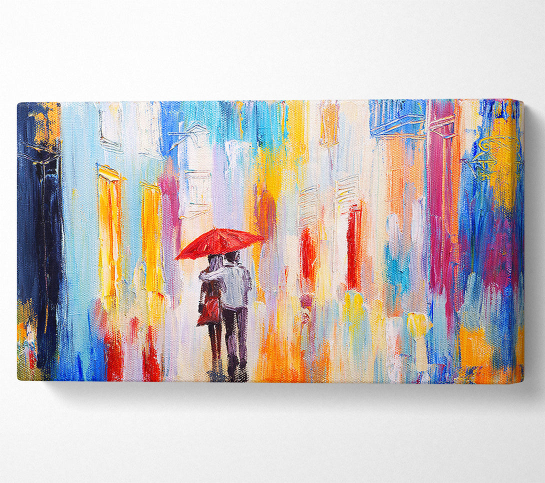  A Canvas Print of Capital Of Love Canvas Print