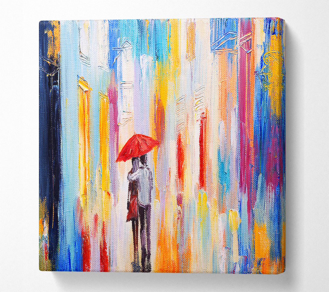  A Canvas Print of Capital Of Love Canvas Print