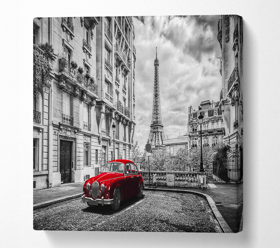 A Canvas Print of Eiffel Tower Streets 7 Canvas Art