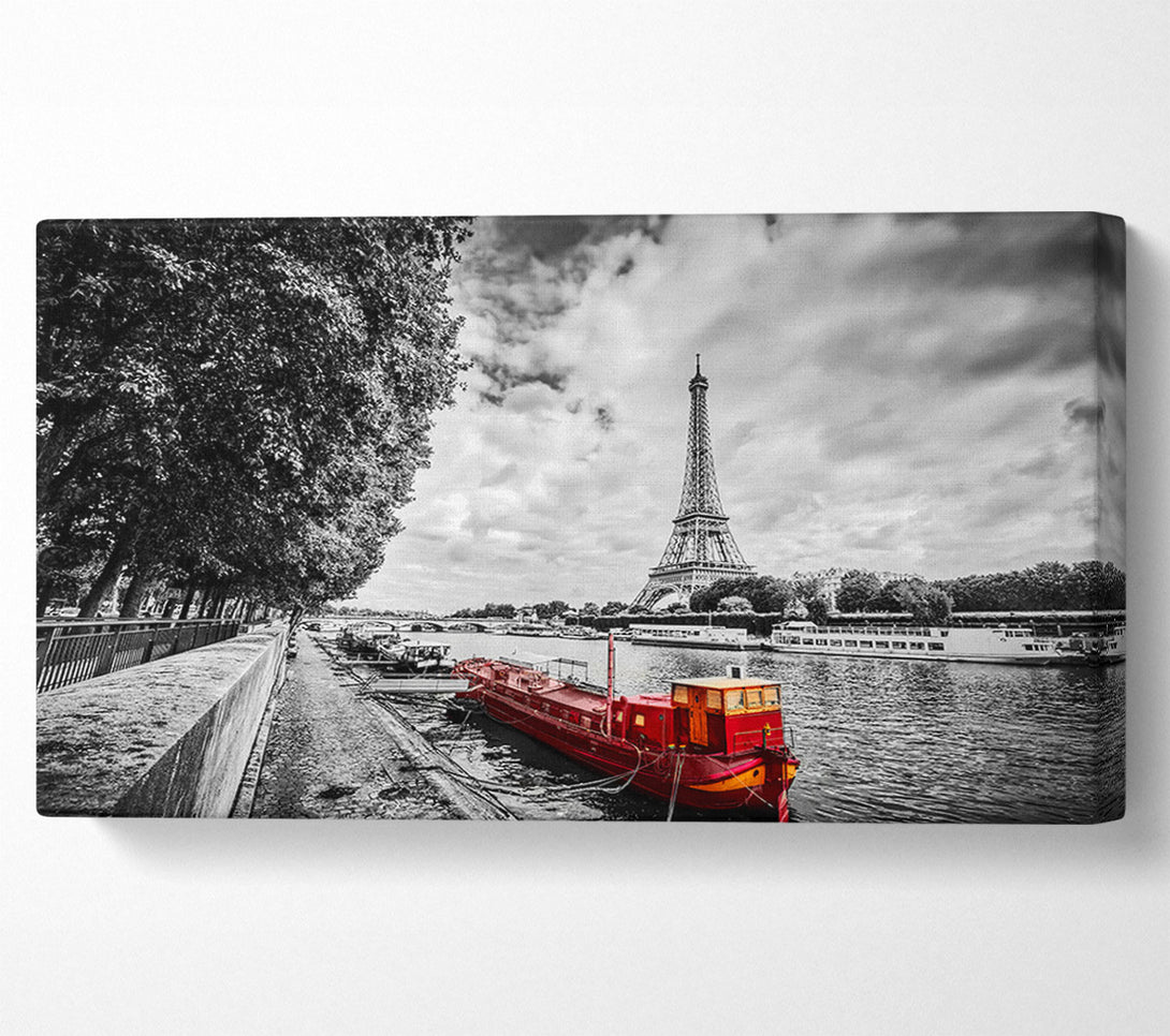  A Canvas Print of Eiffel TowerRiver Seine Canvas Print