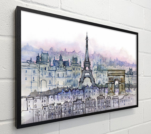 Eiffel Tower Over The City 6