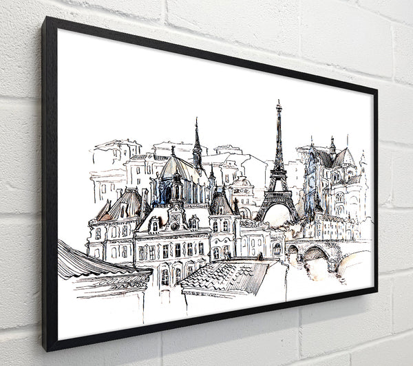 Eiffel Tower Over The City 7