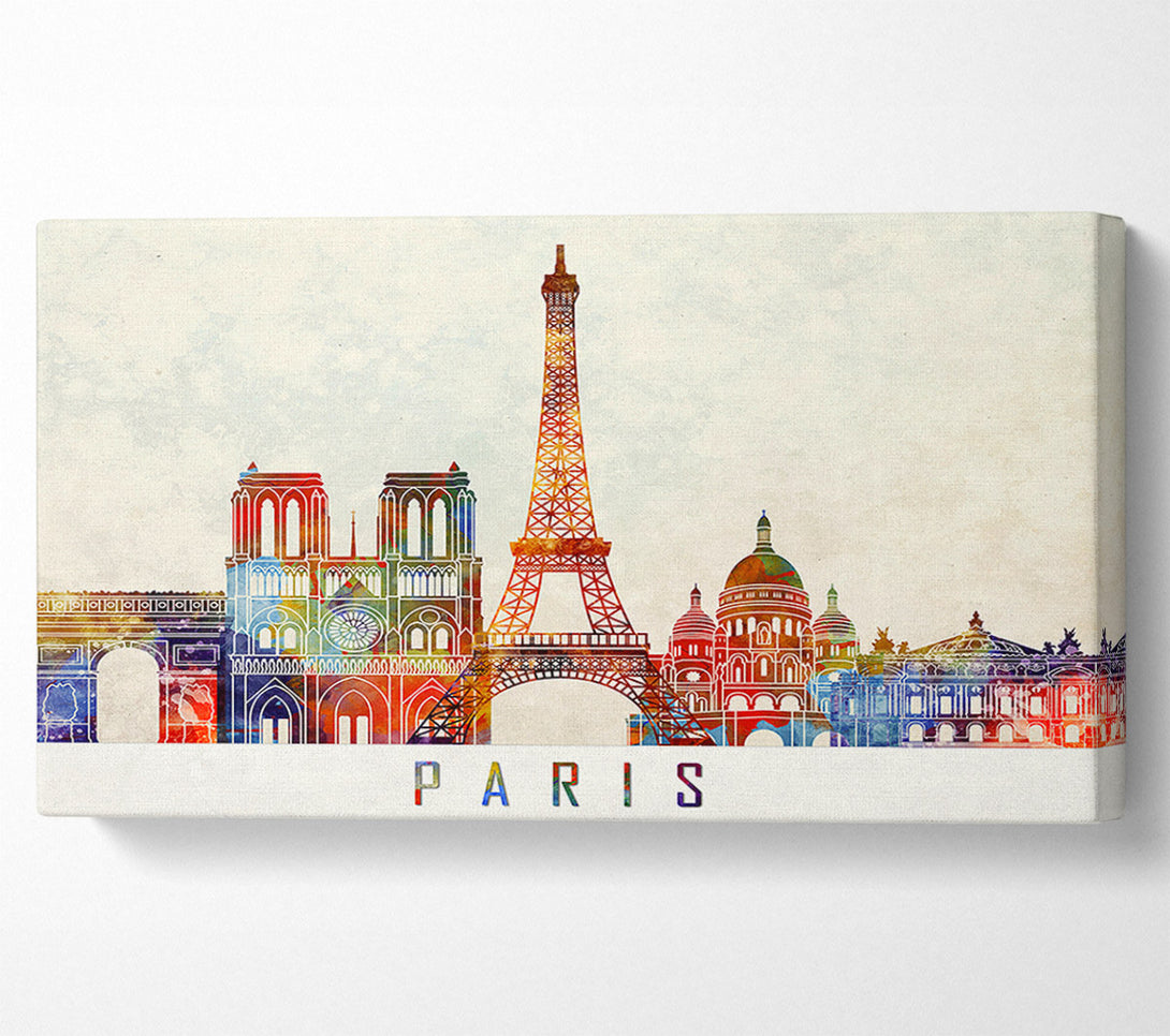  A Canvas Print of Eiffel Tower France 13 Canvas Print