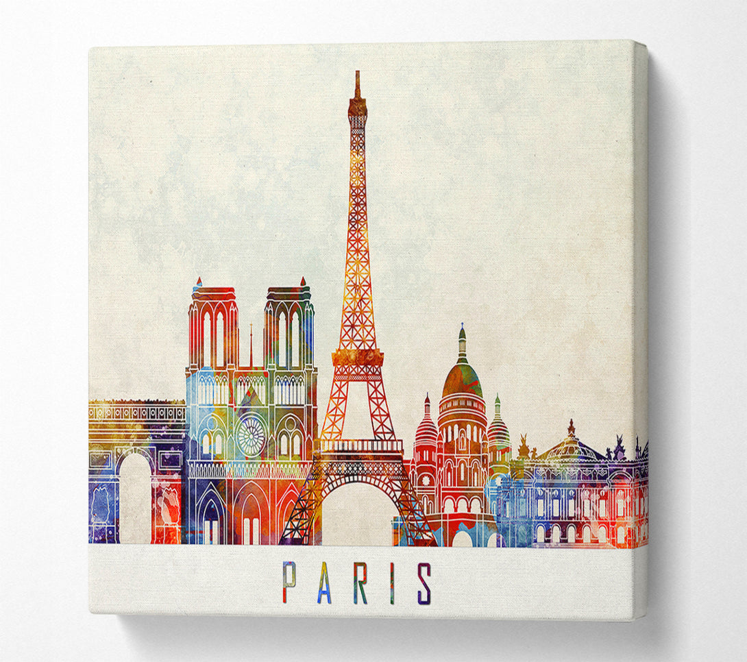  A Canvas Print of Eiffel Tower France 13 Canvas Print