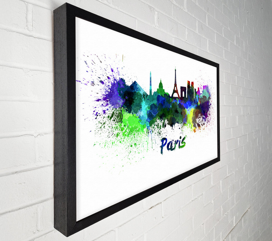  A Canvas Print of Eiffel Tower France 18 Canvas Wall Art