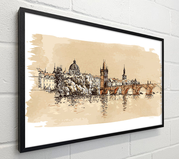 Charles Bridge Watercolour