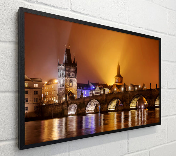 Charles Bridge Over The River Vltava