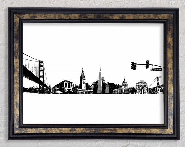 San Fransisco Wonder Framed Print