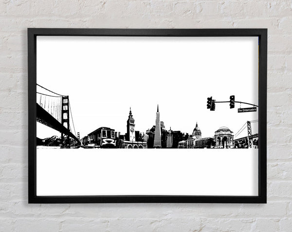 San Fransisco Wonder Framed Print