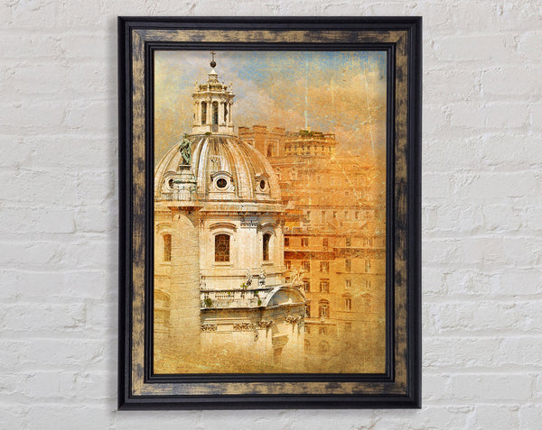 Ancient St Peters Basilica Framed Print