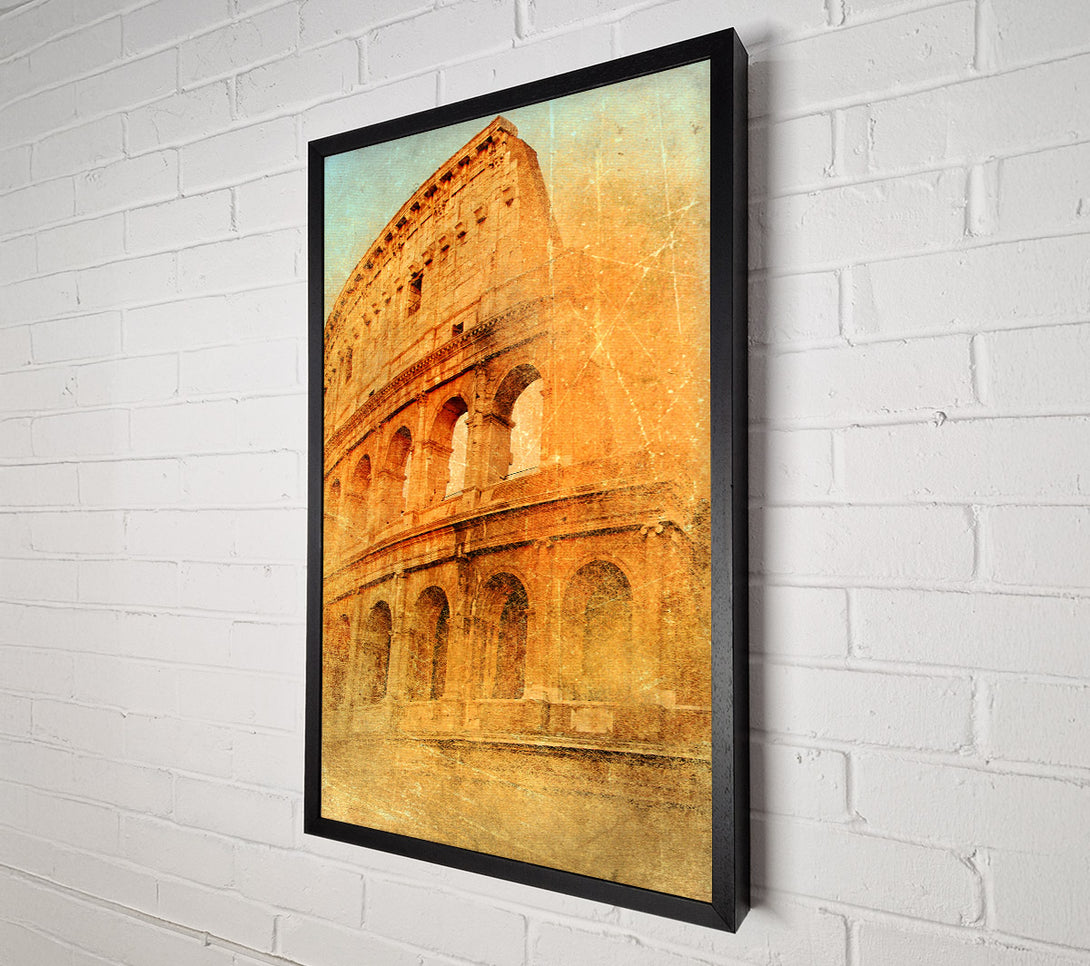 A Canvas Print of Ancient Colosseum Canvas Print