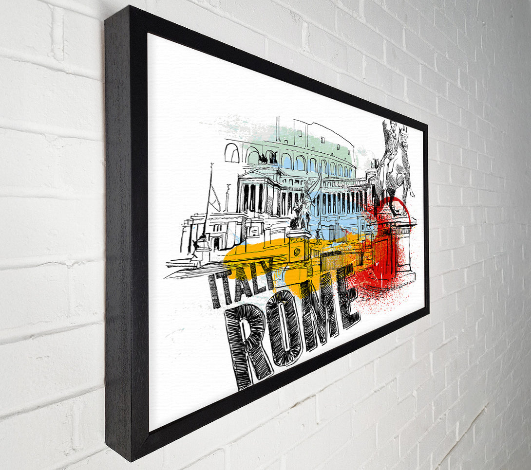  A Canvas Print of Monuments Of The City Canvas Wall Art