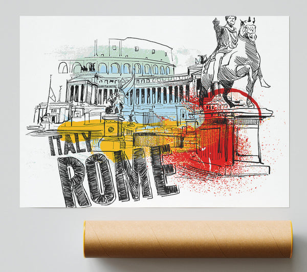 Monuments Of The City Print