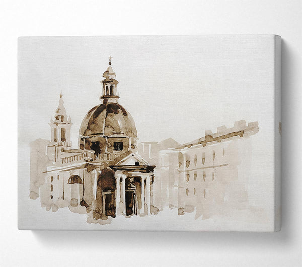  A Canvas Print of Pantheon Canvas Art