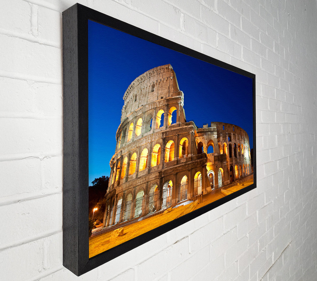  A Canvas Print of Colosseum Under The Twilight Canvas Art