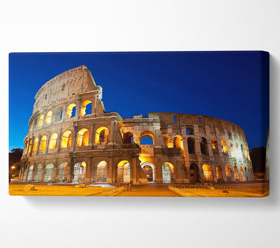  A Canvas Print of Colosseum Under The Twilight Canvas Art