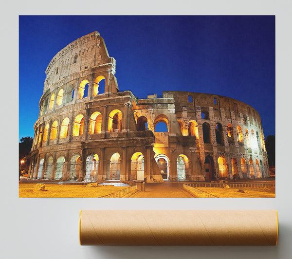 Colosseum Under The Twilight Giclee Print