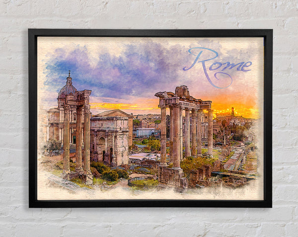 The Roman Forum Framed Print