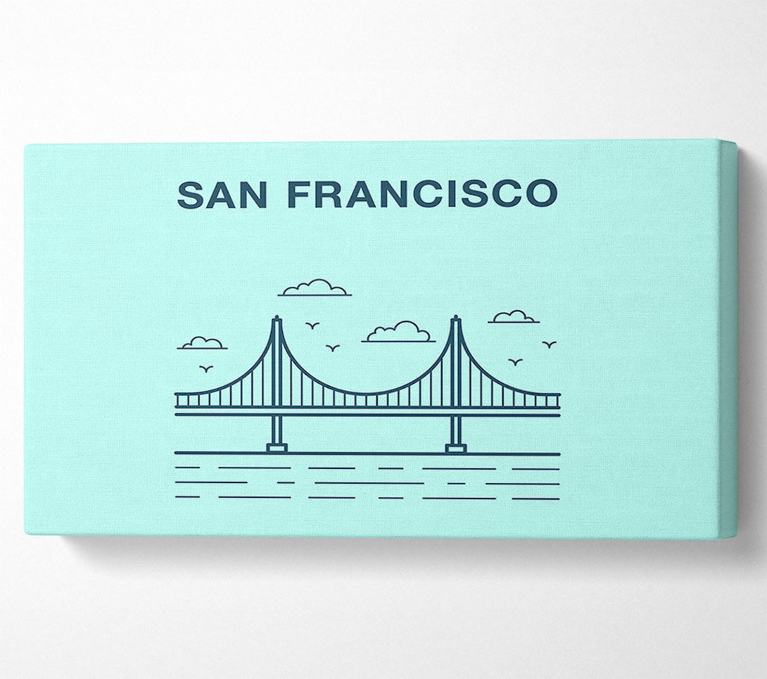  A Canvas Print of Golden Gate Bridge 2 Canvas Print