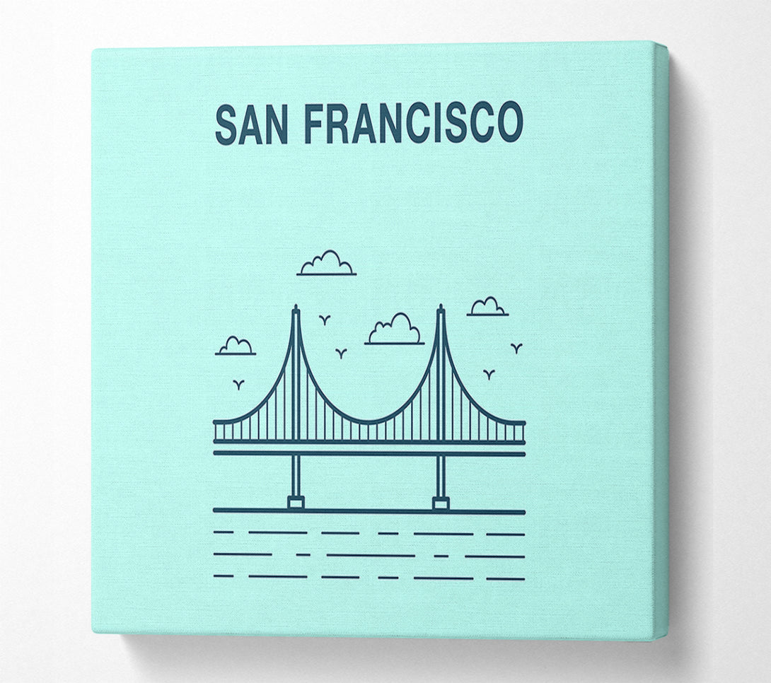  A Canvas Print of Golden Gate Bridge 2 Canvas Print
