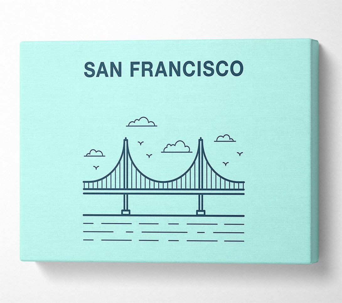  A Canvas Print of Golden Gate Bridge 2 Canvas Print