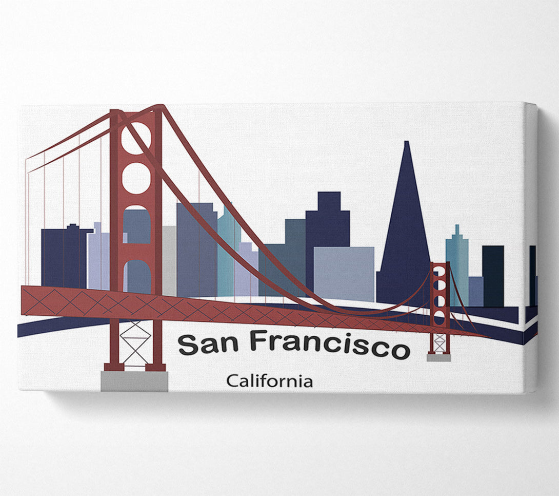  A Canvas Print of Golden Gate Bridge 5 Canvas Wall Art