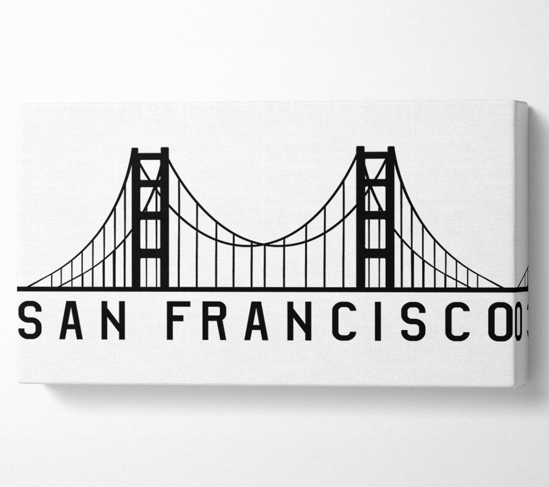  A Canvas Print of Golden Gate Bridge 4 Canvas Art