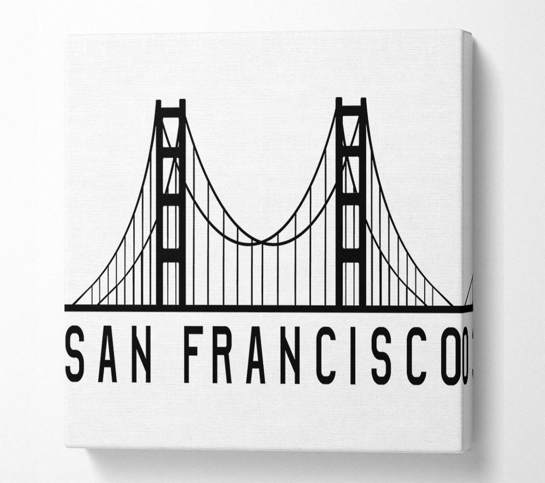  A Canvas Print of Golden Gate Bridge 4 Canvas Art