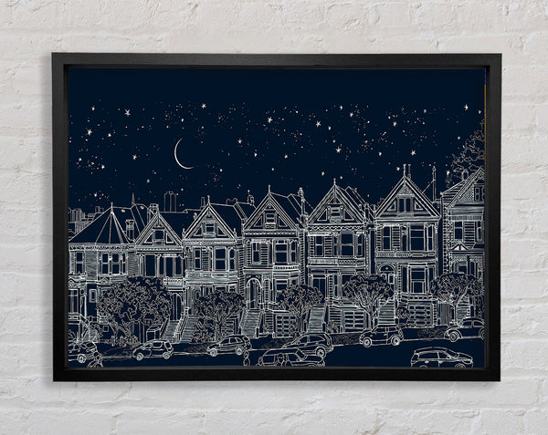Streets Of California 1 Framed Print