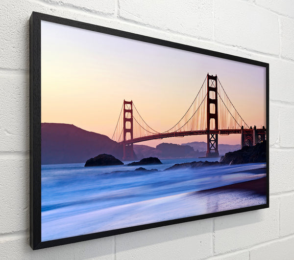 Golden Gate Bridge Over The Misty Waters