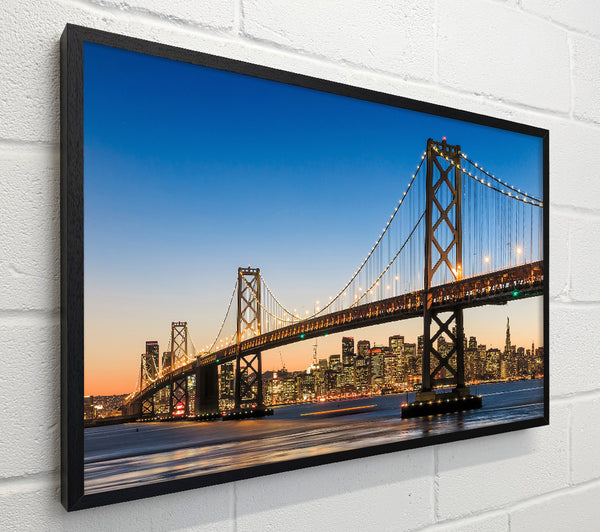 Golden Gate Bridge Lights Of The City
