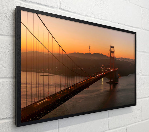 Golden Gate Bridge Sunset Glow