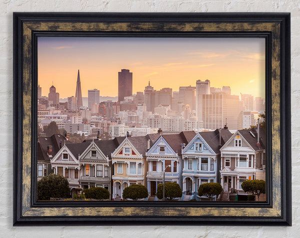 Streets Of California 2 Framed Print